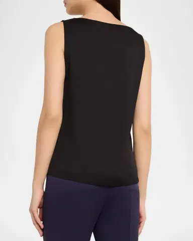 Ungaro Aliza Sleeveless Satin Blouse | Thumbnail 3 Ungaro Aliza Sleeveless Satin Blouse | Thumbnail 3
