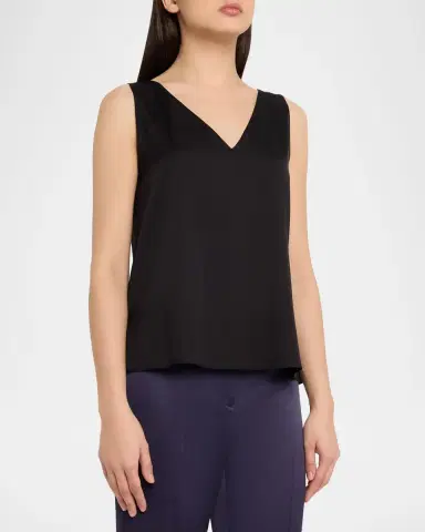 Ungaro Aliza Sleeveless Satin Blouse | Thumbnail 4 Ungaro Aliza Sleeveless Satin Blouse | Thumbnail 4