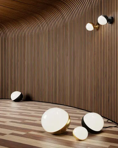 Louis Poulsen VL Studio Brass Table/Floor Lamp, 5.9" Round | Thumbnail 2