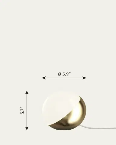 Louis Poulsen VL Studio Brass Table/Floor Lamp, 5.9" Round | Thumbnail 3