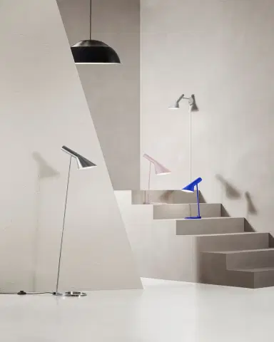 Louis Poulsen AJ Polished Stainless Steel Floor Lamp | Thumbnail 3