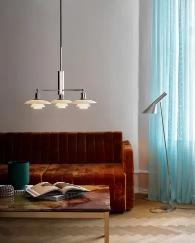Louis Poulsen AJ Polished Stainless Steel Floor Lamp | Thumbnail 4