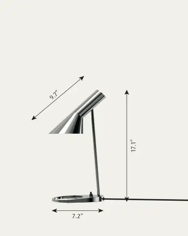 Louis Poulsen AJ Mini Stainless Steel Polished Table Lamp | Thumbnail 2