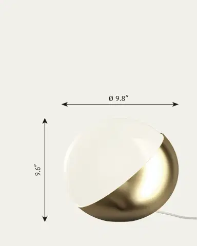 Louis Poulsen VL Studio Brass Table/Floor Lamp, 9.8" Round | Thumbnail 2