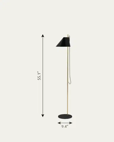 Louis Poulsen Yuh Brass Floor Lamp, 55" | Thumbnail 2