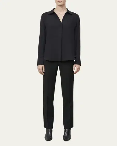 Lafayette 148 New York Petite Bleecker Finesse Crepe Pants | Thumbnail 6