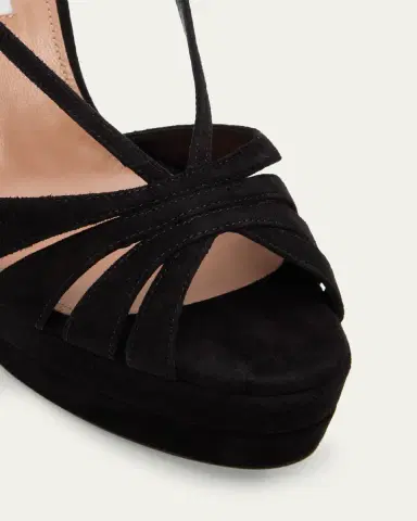 Aquazzura 130mm Aimee Suede Platform Sandals | Thumbnail 5
