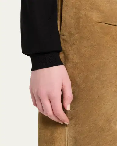 Rick Owens Sliced Suede Maxi Skirt | Thumbnail 5 Rick Owens Sliced Suede Maxi Skirt | Thumbnail 5