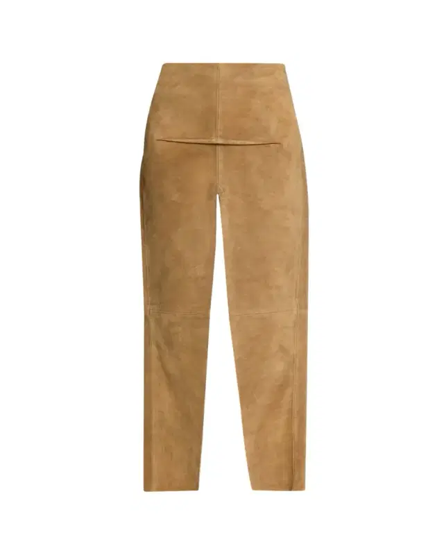 Sliced Suede Maxi Skirt