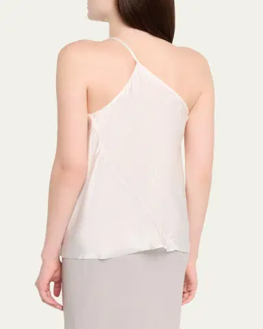 Rick Owens One-Shoulder Satin Slip Top | Thumbnail 3 Rick Owens One-Shoulder Satin Slip Top | Thumbnail 3