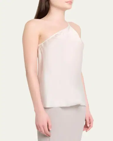 Rick Owens One-Shoulder Satin Slip Top | Thumbnail 4 Rick Owens One-Shoulder Satin Slip Top | Thumbnail 4