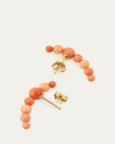 Beatriz Palacios Coral Arch Earrings | Thumbnail 4