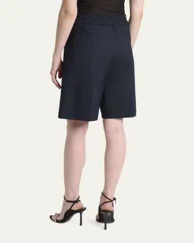 Victoria Beckham Pleated Tailored Bermuda Shorts | Thumbnail 3