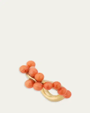 Beatriz Palacios Coral Wave Link Ear Cuff, Single | Thumbnail 3 Beatriz Palacios Coral Wave Link Ear Cuff, Single | Thumbnail 3