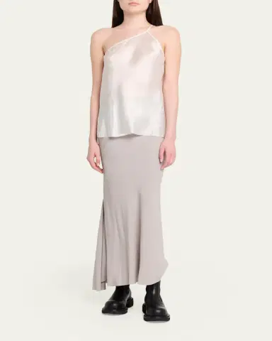 Rick Owens Silk Bias Midi Skirt | Thumbnail 2 Rick Owens Silk Bias Midi Skirt | Thumbnail 2