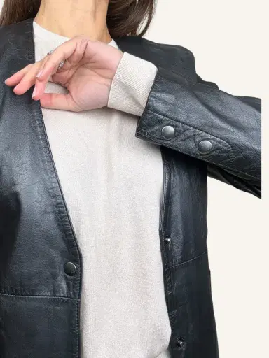 Jen Wonders Studio Leather Blazer | Thumbnail 5 Jen Wonders Studio Leather Blazer | Thumbnail 5