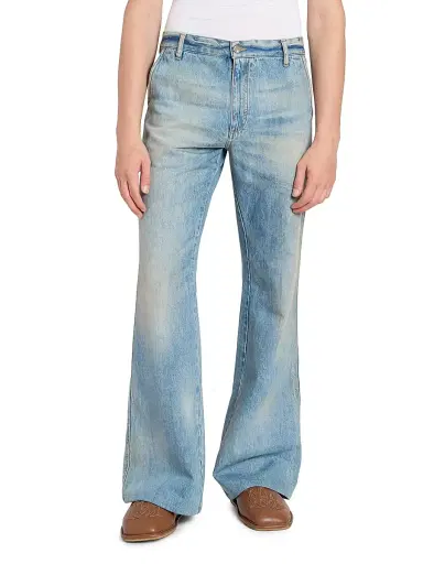Amiri Men's Retro Bootcut Jeans - Retro Indigo | Thumbnail 3