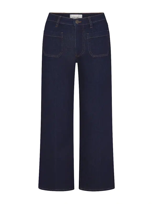 FRAME Women's The Anchor High-Rise Wide-Leg Jeans - Cicero
