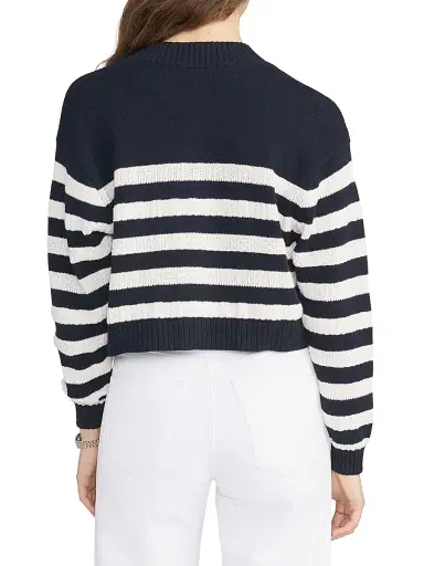 Frame Women's The Variation Femme Striped Cardigan | Thumbnail 5 Frame Women's The Variation Femme Striped Cardigan | Thumbnail 5