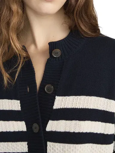 Frame Women's The Variation Femme Striped Cardigan | Thumbnail 6 Frame Women's The Variation Femme Striped Cardigan | Thumbnail 6