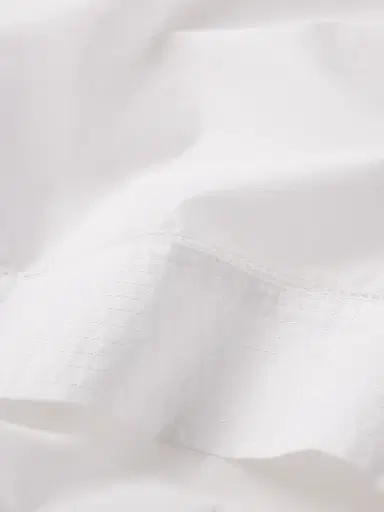 FRAME Women's The Sleek Cotton Cape Shirt - White | Thumbnail 8