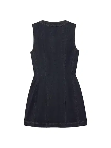 Frame Women's The Patch Pocket Denim Minidress | Thumbnail 2 Frame Women's The Patch Pocket Denim Minidress | Thumbnail 2