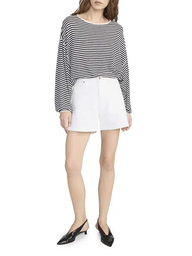 FRAME Women's The Everyday Denim Shorts - Au Natural Clean