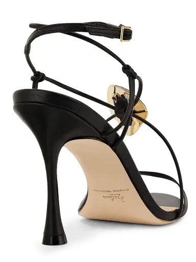 22élevé Women's 90MM Leather Sandals - Black - Size 11 | Thumbnail 3 22élevé Women's 90MM Leather Sandals - Black - Size 11 | Thumbnail 3