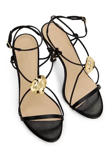 22élevé Women's 90MM Leather Sandals - Black - Size 11 | Thumbnail 4 22élevé Women's 90MM Leather Sandals - Black - Size 11 | Thumbnail 4