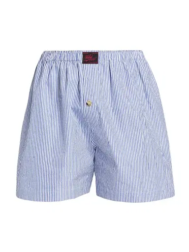 Willy Chavarria Men's Striped Cotton-Blend Boxer Shorts | Thumbnail 1