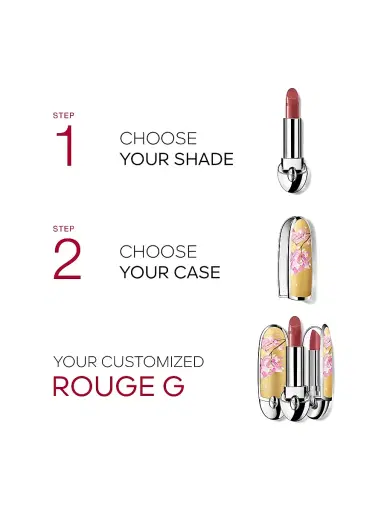 GUERLAIN Women's Rouge G Customizable Cherry Blossom Lipstick Case | Thumbnail 2