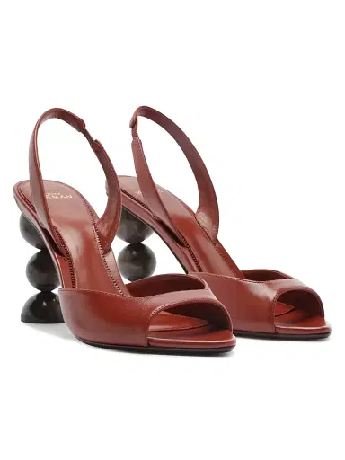 Alexandre Birman Women's Tropicana 85MM Leather Sandals - Henna - Size 11.5 | Thumbnail 9 Alexandre Birman Women's Tropicana 85MM Leather Sandals - Henna - Size 11.5 | Thumbnail 9