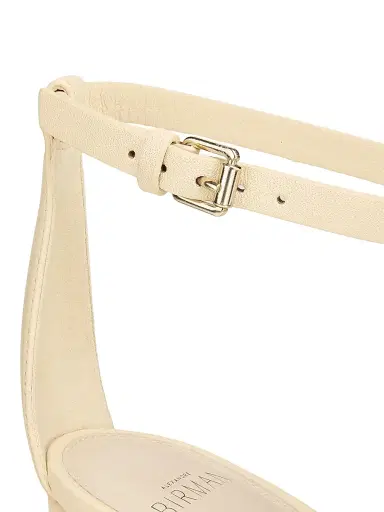 Alexandre Birman Women's Slim Lolita 75MM Leather Sandals - Creamy - Size 9 | Thumbnail 5 Alexandre Birman Women's Slim Lolita 75MM Leather Sandals - Creamy - Size 9 | Thumbnail 5