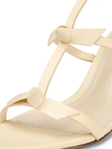 Alexandre Birman Women's Slim Lolita 75MM Leather Sandals - Creamy - Size 9 | Thumbnail 6 Alexandre Birman Women's Slim Lolita 75MM Leather Sandals - Creamy - Size 9 | Thumbnail 6