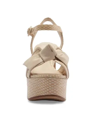 Alexandre Birman Women's Maxi Clarita Flare 120MM Raffia & Leather Platform Sandals | Thumbnail 4 Alexandre Birman Women's Maxi Clarita Flare 120MM Raffia & Leather Platform Sandals | Thumbnail 4