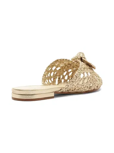 Alexandre Birman Women's Belinda Woven Leather Woven Sandals - Golden - Size 10.5 | Thumbnail 3 Alexandre Birman Women's Belinda Woven Leather Woven Sandals - Golden - Size 10.5 | Thumbnail 3