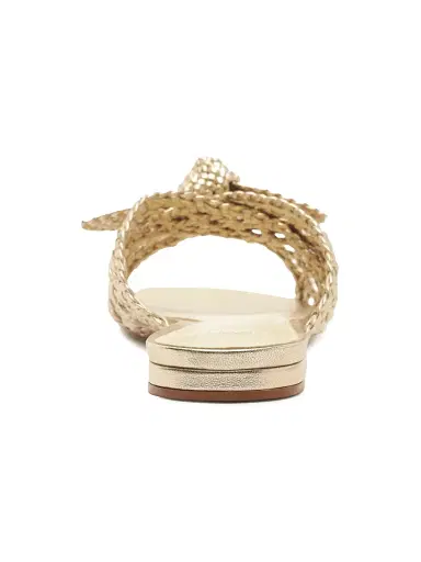 Alexandre Birman Women's Belinda Woven Leather Woven Sandals - Golden - Size 10.5 | Thumbnail 7 Alexandre Birman Women's Belinda Woven Leather Woven Sandals - Golden - Size 10.5 | Thumbnail 7