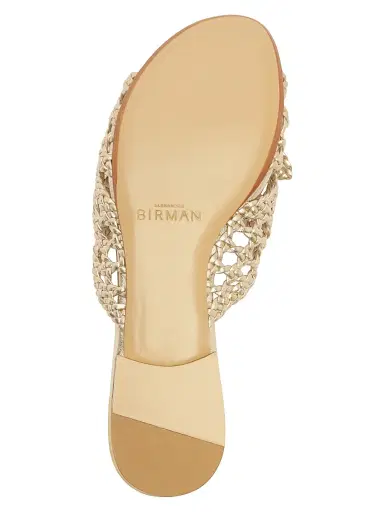 Alexandre Birman Women's Belinda Woven Leather Woven Sandals - Golden - Size 10.5 | Thumbnail 8 Alexandre Birman Women's Belinda Woven Leather Woven Sandals - Golden - Size 10.5 | Thumbnail 8