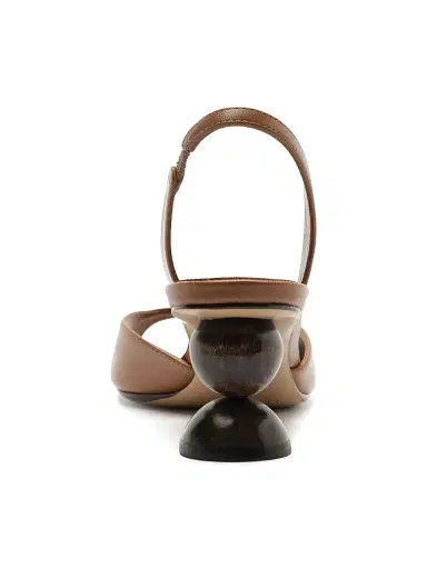 Alexandre Birman Women's Tropicana 50MM Spherical Slingback Sandals - Espresso - Size 12 | Thumbnail 7