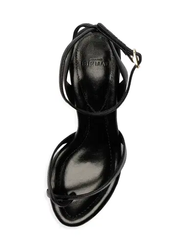Alexandre Birman Women's Nelly 50MM Leather Kitten-Heel Sandals - Black | Thumbnail 6 Alexandre Birman Women's Nelly 50MM Leather Kitten-Heel Sandals - Black | Thumbnail 6