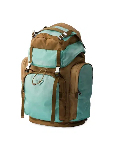 Prada Men's Large Re-Nylon and Saffiano Leather Backpack | Thumbnail 4