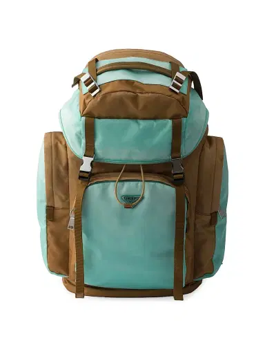 Prada Men's Large Re-Nylon and Saffiano Leather Backpack | Thumbnail 1
