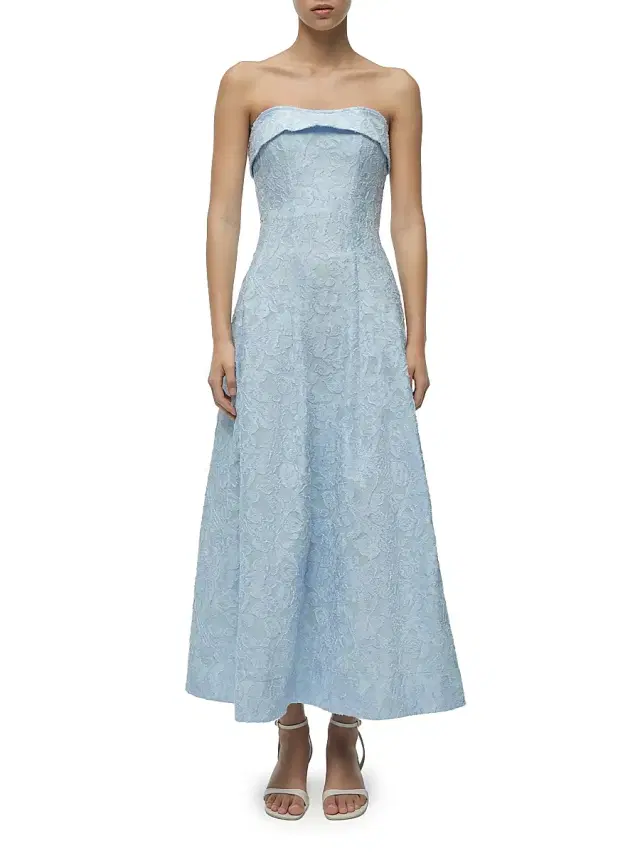 Women's Valeria Jacquard Midi-Dress - Tidepool
