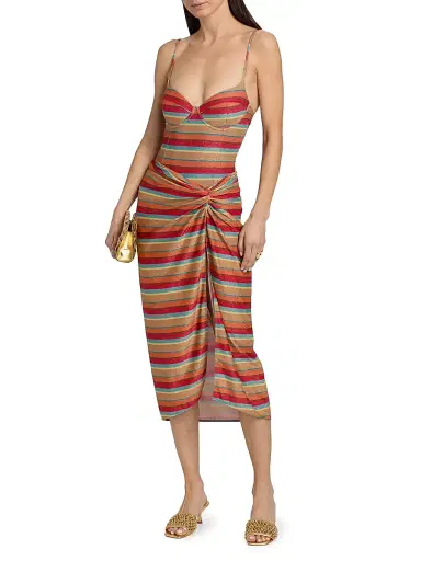 Ramy Brook Women's Xana Striped Sarong | Thumbnail 2 Ramy Brook Women's Xana Striped Sarong | Thumbnail 2