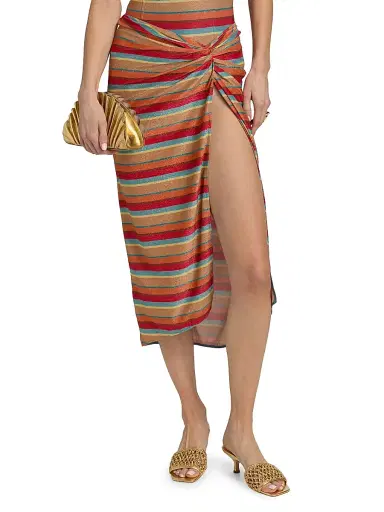 Ramy Brook Women's Xana Striped Sarong | Thumbnail 3 Ramy Brook Women's Xana Striped Sarong | Thumbnail 3