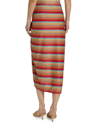 Ramy Brook Women's Xana Striped Sarong | Thumbnail 5 Ramy Brook Women's Xana Striped Sarong | Thumbnail 5