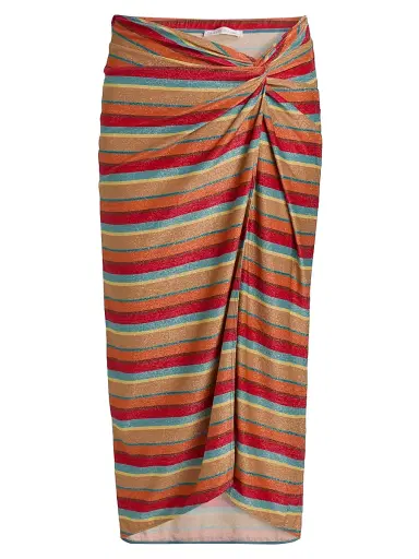 Ramy Brook Women's Xana Striped Sarong | Thumbnail 1 Ramy Brook Women's Xana Striped Sarong | Thumbnail 1