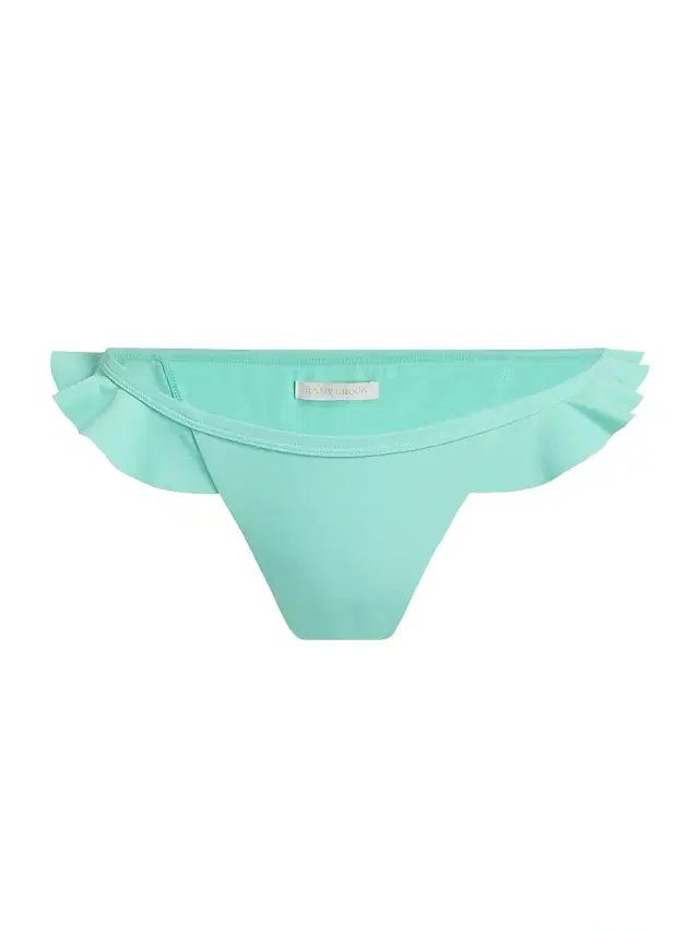 Ramy Brook Women's Loretta Ruffled Bikini Bottom - Seaglass