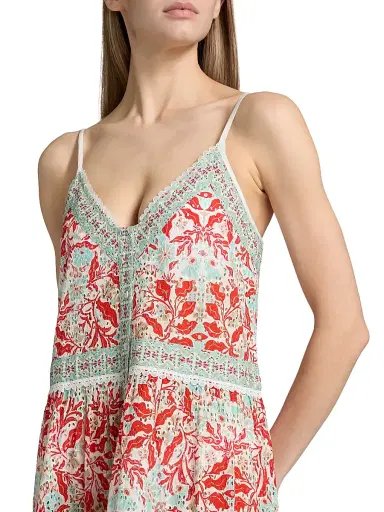 Ramy Brook Women's Marilee Cotton Maxi Dress - Flame Combo | Thumbnail 5