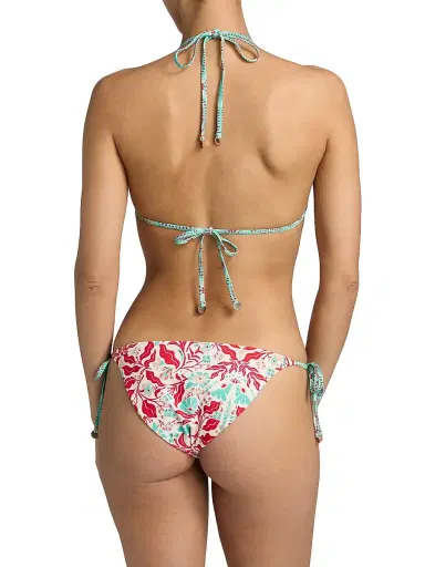 Ramy Brook Women's Nikoleta Floral-Print Triangle Bikini Top - Flame Combo | Thumbnail 4